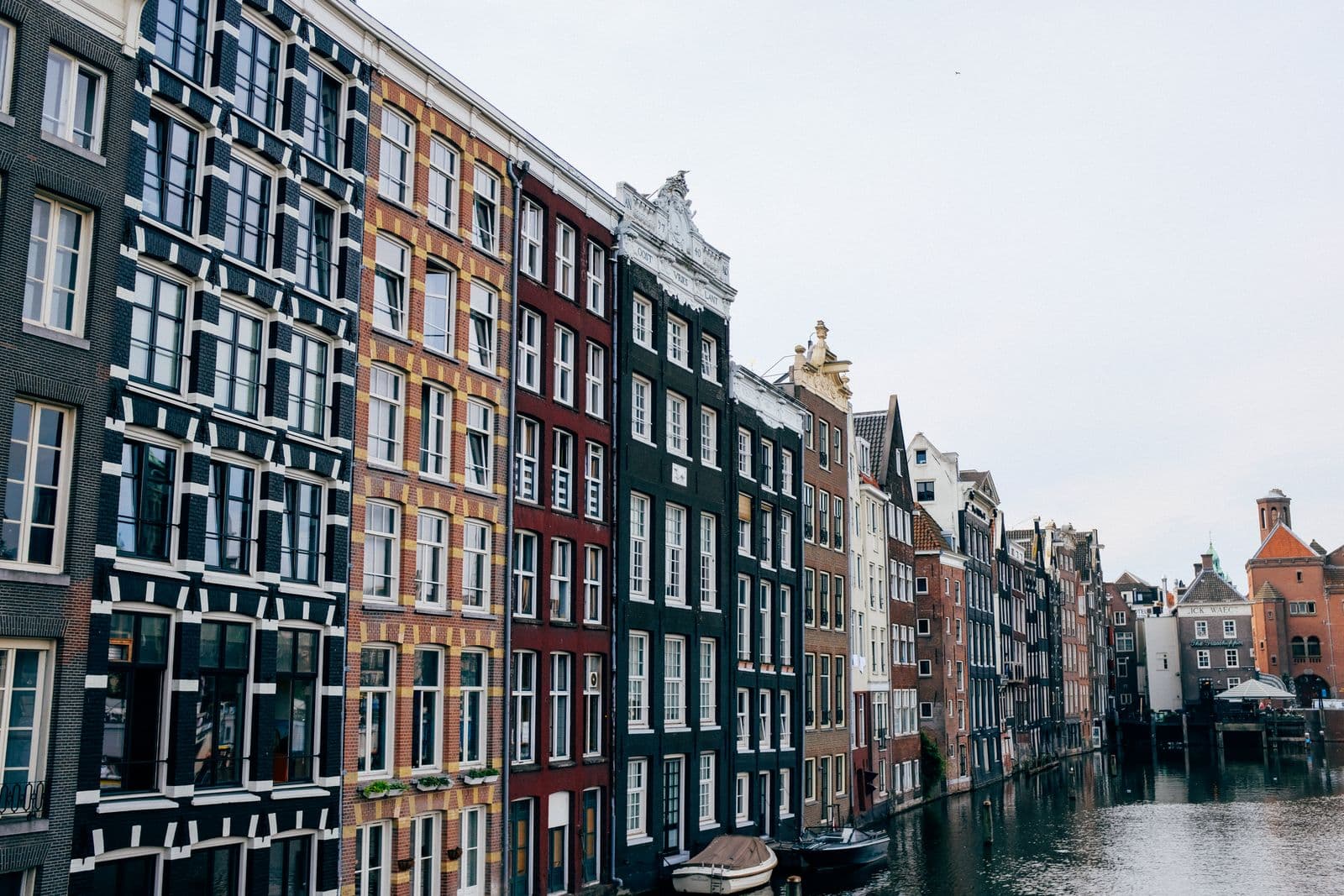 Canal houses in Amsterdam, the Netherlands